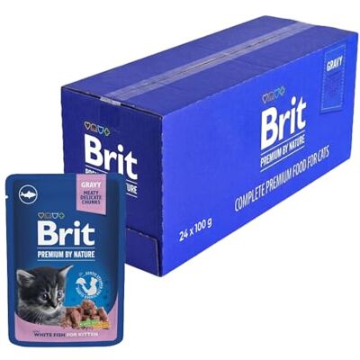 BRIT PREMIUM Chaton Poisson - Poisson Blanc - Nourriture pour Chatons BRIT PREMIUM Chaton Poisson - Poisson Blanc - Nourriture pour Chatons