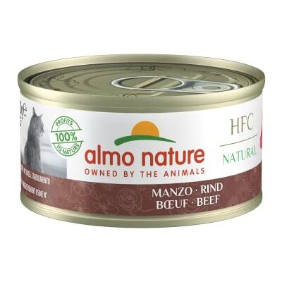 almo nature HFC Natural Boeuf Nourriture Humide pour Chat Adulte 70g (Lot de 24) almo nature HFC Natural Boeuf Nourriture Humide pour Chat Adulte 70g (Lot de 24)