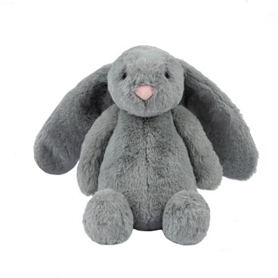 Best Pet Supplies Bunny Buddy Jouet interactif pour chien avec enrichissement froissé et couineur pour chiots ou chiens de petite et moyenne race, mignon et en peluche – Lapin (gris) Best Pet Supplies Bunny Buddy Jouet interactif pour chien avec enrichissement froissé et couineur pour chiots ou chiens de petite et moyenne race, mignon et en peluche – Lapin (gris)