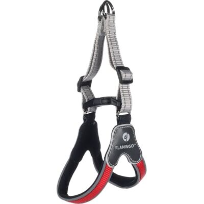 Antica Farmacia Orlandi Harnais pour Chien Easy Hilka - Nylon - 15mm x 25-35cm Rouge/Noir Antica Farmacia Orlandi Harnais pour Chien Easy Hilka - Nylon - 15mm x 25-35cm Rouge/Noir