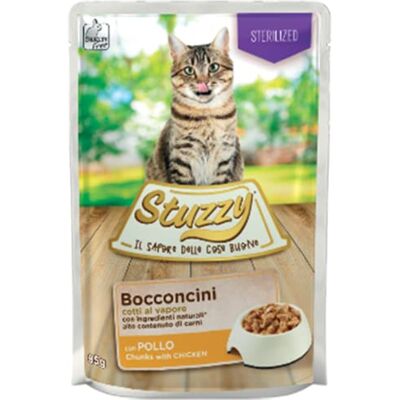 Nourriture pour Chats Stuzzy - 85g Ingrédients Naturels Repas Complet pour Chats Stérilisés Nourriture pour Chats Stuzzy - 85g Ingrédients Naturels Repas Complet pour Chats Stérilisés