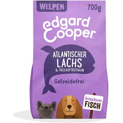 Nourriture pour chiots Edgard & Cooper sans céréales au saumon et à la dinde - 700g Nourriture pour chiots Edgard & Cooper sans céréales au saumon et à la dinde - 700g