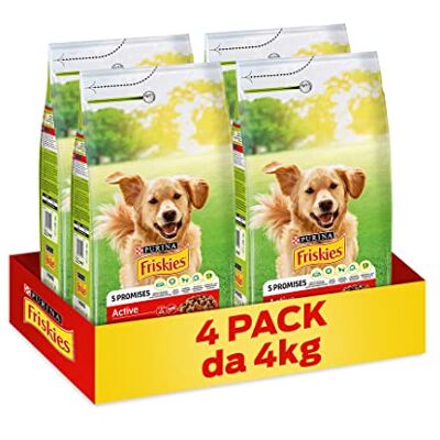 Purina Friskies Cane Active 4Kg - Nourriture pour chiens Purina Friskies Cane Active 4Kg - Nourriture pour chiens