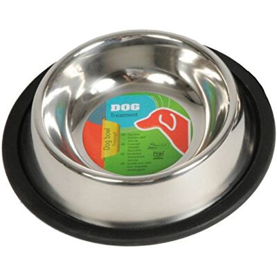 DOG Treatment Dog 38945 Gamelle pour Chien en Inox 250 ml DOG Treatment Dog 38945 Gamelle pour Chien en Inox 250 ml