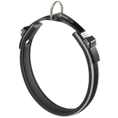 Ferplast Ergocomfort C25/60 Collier Gris Micro règlable avec Rembourrage pour Chien, Largeur: 2,5 Cm, Longueur: 52 à 60 Cm, Ferplast Ergocomfort C25/60 Collier Gris Micro règlable avec Rembourrage pour Chien, Largeur: 2,5 Cm, Longueur: 52 à 60 Cm,