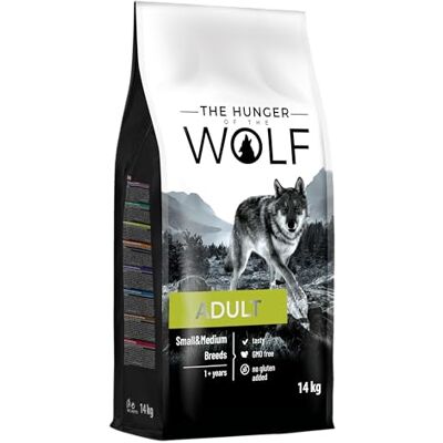 Chic Hunger of The Wolf Nourriture sèche pour chiens - Adultes petites et moyennes races Chic Hunger of The Wolf Nourriture sèche pour chiens - Adultes petites et moyennes races