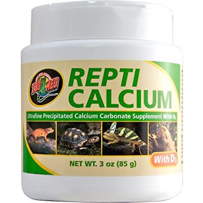 Zoo Med Repti Calcium avec D3 Hygiène pour Reptile 85 g Complément alimentaire pour reptiles et amphibiens Zoo Med Repti Calcium avec D3 Hygiène pour Reptile 85 g Complément alimentaire pour reptiles et amphibiens
