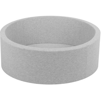Petsona Piscine à balles 90 x 30 cm sans balles pour chiens, chats, lapins, jouets pour animaux domestiques, fabriquée dans l’UE, gris clair Petsona Piscine à balles 90 x 30 cm sans balles pour chiens, chats, lapins, jouets pour animaux domestiques, fabriquée dans l’UE, gris clair