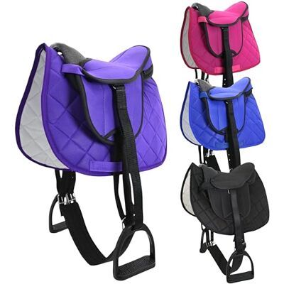 PFIFF 103120 Kit de selle Pro pour cheval de jeu ou de bois, kit complet pour enfants, selle de jeu, ensemble de selle de jeu, taille unique, violet PFIFF 103120 Kit de selle Pro pour cheval de jeu ou de bois, kit complet pour enfants, selle de jeu, ensemble de selle de jeu, taille unique, violet