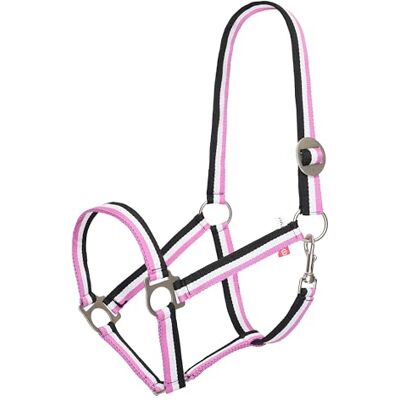 Imperial Riding Licol économique en nylon robuste de 25 mm Boucle coulissante réglable Sangle mousqueton Durable et facile d'entretien Pour l'entraînement, l'écurie et le quotidien Rose fluo Imperial Riding Licol économique en nylon robuste de 25 mm Boucle coulissante réglable Sangle mousqueton Durable et facile d'entretien Pour l'entraînement, l'écurie et le quotidien Rose fluo