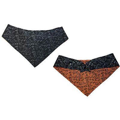 Foulard pour chien Croci Tricky Double Halloween - 50-65cm Foulard pour chien Croci Tricky Double Halloween - 50-65cm