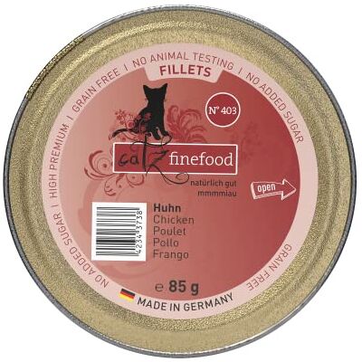 Catz finefood Lot de 12 sachets de nourriture humide pour chat Filets fins N° 403 Poulet en gelée Sans céréales Sans sucre Nourriture humide pour chat de la meilleure qualité en gelée 85 Catz finefood Lot de 12 sachets de nourriture humide pour chat Filets fins N° 403 Poulet en gelée Sans céréales Sans sucre Nourriture humide pour chat de la meilleure qualité en gelée 85