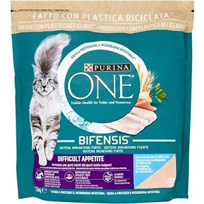 Nourriture pour chat Purina One - Morue et Truite - 1,5kg Nourriture pour chat Purina One - Morue et Truite - 1,5kg