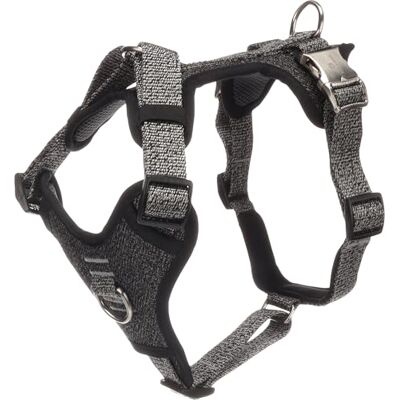 FLAMINGO Harnais pour chien Mago Gris foncé M 38-61 cm 45-70 cm 25 mm FLAMINGO Harnais pour chien Mago Gris foncé M 38-61 cm 45-70 cm 25 mm