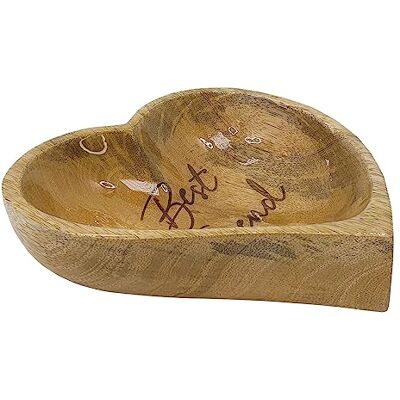 Nobby Gamelle en bois antidérapante en forme de cœur 16 x 16 cm env. 280 ml Nobby Gamelle en bois antidérapante en forme de cœur 16 x 16 cm env. 280 ml