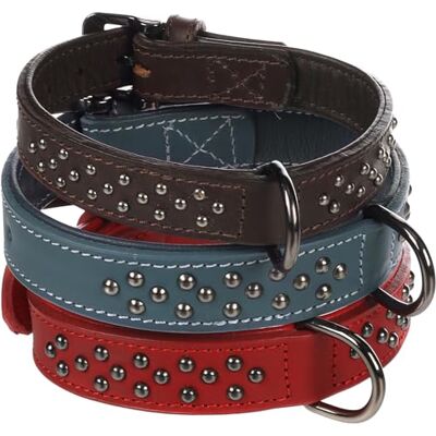 FLAMINGO Collier Denver + FERRURES Rouge S/M 31-37CM 25MM FLAMINGO Collier Denver + FERRURES Rouge S/M 31-37CM 25MM
