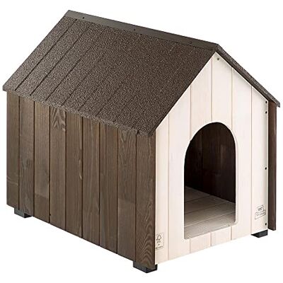 Maison pour chiens Ferplast Koya - Grande en bois avec ventilation Maison pour chiens Ferplast Koya - Grande en bois avec ventilation