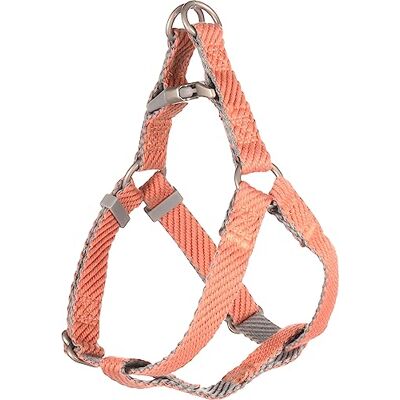 FLAMINGO Harnais Step&GO Elly Rose Saumon XS 20-35CM 10MM FLAMINGO Harnais Step&GO Elly Rose Saumon XS 20-35CM 10MM