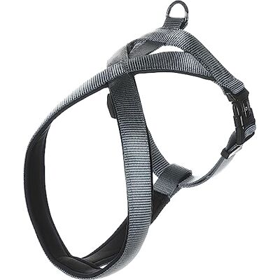 FLAMINGO Harnais Cross Abbi Gris XS 48-55CM 20MM FLAMINGO Harnais Cross Abbi Gris XS 48-55CM 20MM
