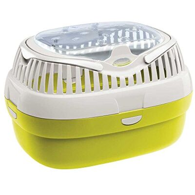 Ferplast Transport pour Lapins, cochons d'Inde et Rats ALADINO Large Cage de Transport pour Animaux domestiques, rongeurs, Lapins, Plastique résistant, 36 x 26 x h 23 cm, Vert Ferplast Transport pour Lapins, cochons d'Inde et Rats ALADINO Large Cage de Transport pour Animaux domestiques, rongeurs, Lapins, Plastique résistant, 36 x 26 x h 23 cm, Vert