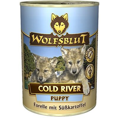 Wolfsblut Cold River Puppy avec truite 6 x 395 g Wolfsblut Cold River Puppy avec truite 6 x 395 g