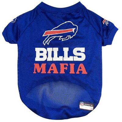 Pets First Maillot de football NFL Buffalo Bills Mafia Taille S Pour chiens et chats Pets First Maillot de football NFL Buffalo Bills Mafia Taille S Pour chiens et chats