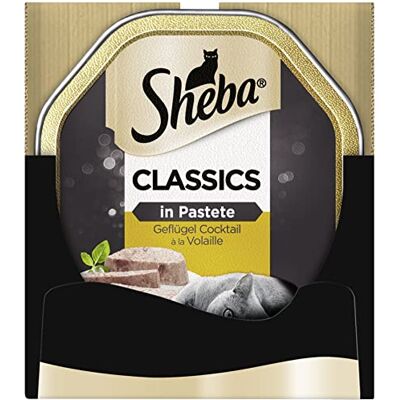 Sheba Chat Doublure de Nourriture Classics, 22 Bols (22 x 85 g) Sheba Chat Doublure de Nourriture Classics, 22 Bols (22 x 85 g)