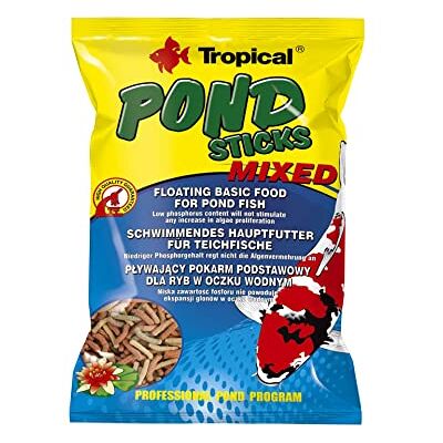 Tropical Pond Sticks Mixed - 90 g - sticks - nourriture pour poissons de bassin Tropical Pond Sticks Mixed - 90 g - sticks - nourriture pour poissons de bassin