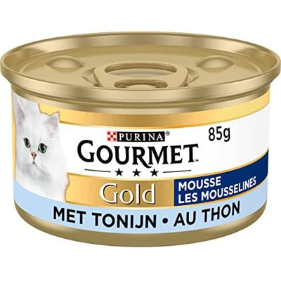 Gourmet GOLD Les Mousselines Thon Nourriture humide pour Chat lot de 1 (24 x 85g) Gourmet GOLD Les Mousselines Thon Nourriture humide pour Chat lot de 1 (24 x 85g)