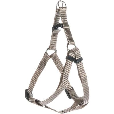 FLAMINGO Harnais Step&GO ZIGGI Greige XS 20-35CM 10MM FLAMINGO Harnais Step&GO ZIGGI Greige XS 20-35CM 10MM