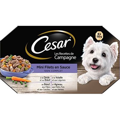 Cesar Mini Filets pour Chien - 8x150g Cesar Mini Filets pour Chien - 8x150g