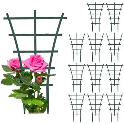 Relaxdays Support pour Plantes - 12 pcs, 15cm Relaxdays Support pour Plantes - 12 pcs, 15cm