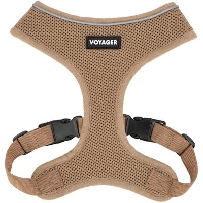 Best Pet Supplies Aerolite Harnais en maille anti-traction pour chien avec couverture de poitrine légère, douce et respirante, coutures réfléchissantes et sangles réglables pour la marche, la course à pied, le Best Pet Supplies Aerolite Harnais en maille anti-traction pour chien avec couverture de poitrine légère, douce et respirante, coutures réfléchissantes et sangles réglables pour la marche, la course à pied, le