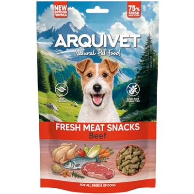Arquivet Snacks de viande fraîche de bœuf, 800 g, pour chiens adultes Arquivet Snacks de viande fraîche de bœuf, 800 g, pour chiens adultes
