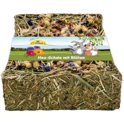 JR FARM GmbH JR Farm Bol de foin avec fleurs 100 g JR FARM GmbH JR Farm Bol de foin avec fleurs 100 g