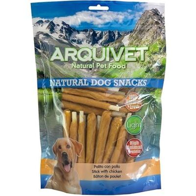 Arquivet Bâton de Poulet - Snacks naturels - 1 Kg - 13cm Arquivet Bâton de Poulet - Snacks naturels - 1 Kg - 13cm