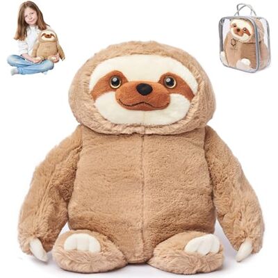 Odoxia Peluche alourdie pour l'anxiété, 1,4 kg, calmante et confortable, jouet en peluche lourd, animal pesé pour l'anxiété, sac de transport inclus, peluche pesée lavable en machine Odoxia Peluche alourdie pour l'anxiété, 1,4 kg, calmante et confortable, jouet en peluche lourd, animal pesé pour l'anxiété, sac de transport inclus, peluche pesée lavable en machine