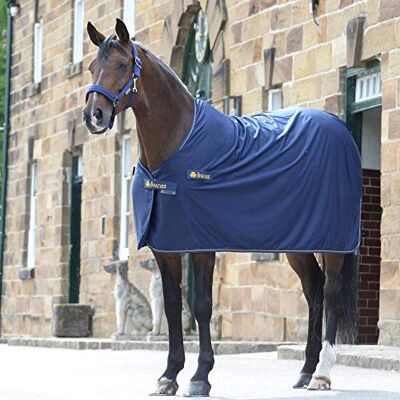 Kerbl Bucas Prize Cooler 145 Couverture pour cheval Bleu marine/doré Kerbl Bucas Prize Cooler 145 Couverture pour cheval Bleu marine/doré