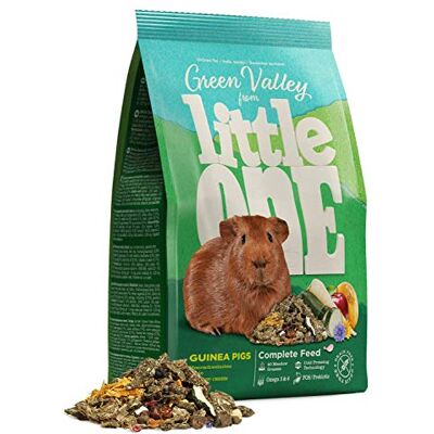 Little One Green Valley 750 G Fiber food for guinea pigs To support digestion and dental care Grain-free with omega-3 and omega-6 Without artificial additives Little One Green Valley 750 G Fiber food for guinea pigs To support digestion and dental care Grain-free with omega-3 and omega-6 Without artificial additives