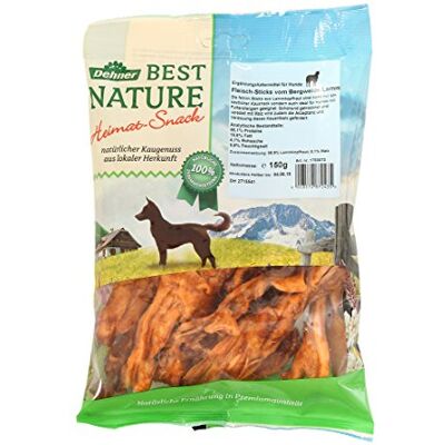 Dehner Best Nature Friandises pour chiens au goût d'agneau - 150 g Dehner Best Nature Friandises pour chiens au goût d'agneau - 150 g