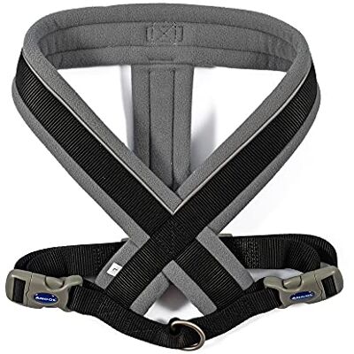 Ancol Viva Harnais rembourré Noir L 52-71 cm Ancol Viva Harnais rembourré Noir L 52-71 cm