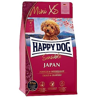 Happy Dog 60942 – Supreme Mini XS Japon Poulet avec truite – Nourriture sèche pour chiens pour très petites races – Contenu : 1,3 kg Happy Dog 60942 – Supreme Mini XS Japon Poulet avec truite – Nourriture sèche pour chiens pour très petites races – Contenu : 1,3 kg