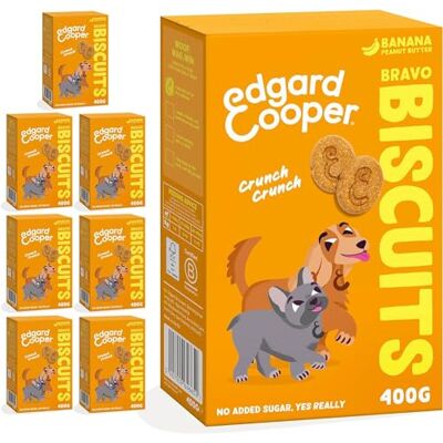 Edgard & Cooper Edgard Cooper Friandises pour chien Bravo Biscuits (banane, 400 g x 7) Friandises pour adultes et chiots, sans céréales, à base de plantes, plein de fruits et sans sucre ajouté Edgard & Cooper Edgard Cooper Friandises pour chien Bravo Biscuits (banane, 400 g x 7) Friandises pour adultes et chiots, sans céréales, à base de plantes, plein de fruits et sans sucre ajouté