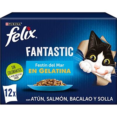 Nourriture pour chats Purina Felix Sea Feast - 12x85g Nourriture pour chats Purina Felix Sea Feast - 12x85g