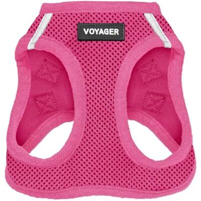 Best Pet Supplies Voyager Step-in Air Harnais en maille résistante aux intempéries, réfléchissant, anti-traction et sécurisé pour chiens et chats de petite et moyenne taille, fuchsia, taille XS Best Pet Supplies Voyager Step-in Air Harnais en maille résistante aux intempéries, réfléchissant, anti-traction et sécurisé pour chiens et chats de petite et moyenne taille, fuchsia, taille XS