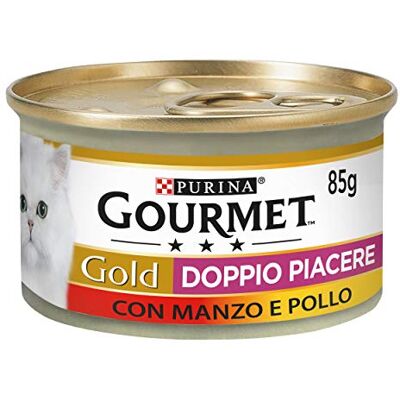Gourmet Gold Cat Adult Doppio Piacere avec Bœuf et Poulet - Nourriture pour chats Gourmet Gold Cat Adult Doppio Piacere avec Bœuf et Poulet - Nourriture pour chats