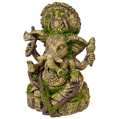 Blue Ribbon Rosewood Statue de Ganesh recouverte de mousse en polyrésine pour aquarium Blue Ribbon Rosewood Statue de Ganesh recouverte de mousse en polyrésine pour aquarium