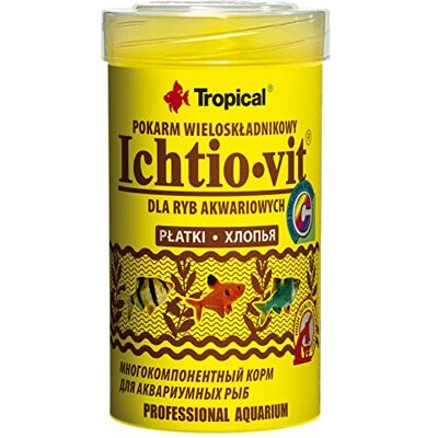 Tropical - Ichtio-vit Flakes - volume: 100 ml - format: flocons - Fish food Tropical - Ichtio-vit Flakes - volume: 100 ml - format: flocons - Fish food