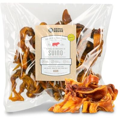 Animal House Friandise Chien BARF Naturelle – Coupures d’Oreilles de Porc, Snack Séché Riche en Protéines (500 g, COUPURES D’OREILLES DE PORC) Animal House Friandise Chien BARF Naturelle – Coupures d’Oreilles de Porc, Snack Séché Riche en Protéines (500 g, COUPURES D’OREILLES DE PORC)
