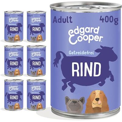Edgard & Cooper nourriture humide pour chien (bœuf à la betterave rouge, brocoli, poire 400 g x 6), sans céréales, ingrédients naturels et viande fraîche, plein d'acides aminés essentiels Edgard & Cooper nourriture humide pour chien (bœuf à la betterave rouge, brocoli, poire 400 g x 6), sans céréales, ingrédients naturels et viande fraîche, plein d'acides aminés essentiels